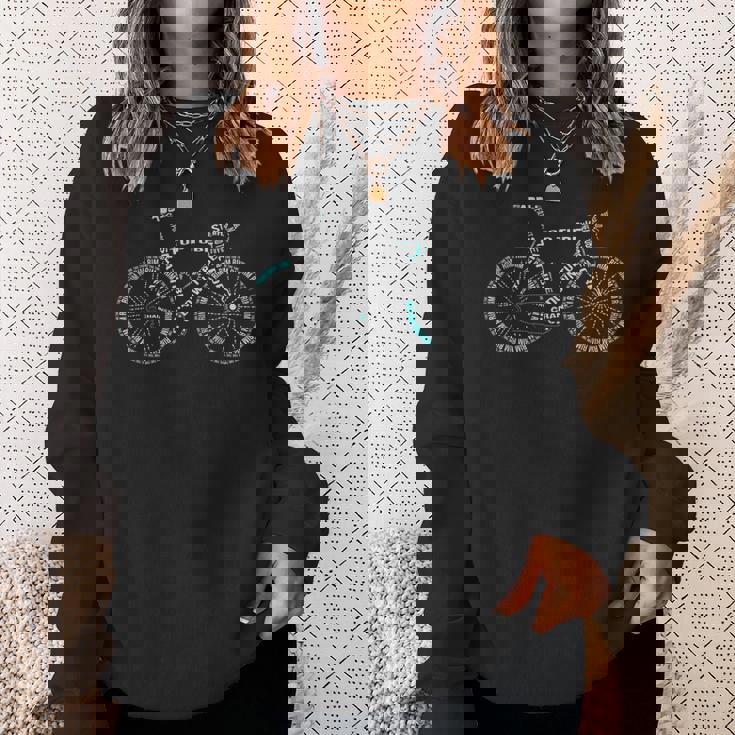 バイクtシャツ、サイクリングバイク解剖学、自転車メンズ、サイクリング スウェットシャツ 彼女への贈り物