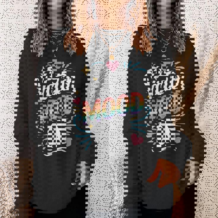 バカンス ムード 面白い 夏 言い回し お祭り 休日acation Mood On スウェットシャツ 彼女への贈り物