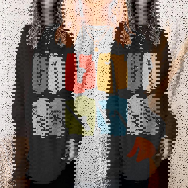 バス クラリネット レトロ スウェットシャツ 彼女への贈り物