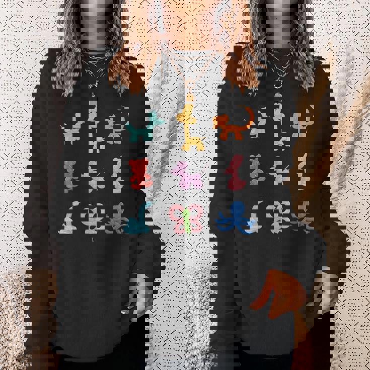 バルーンアート 動物 スウェットシャツ 彼女への贈り物