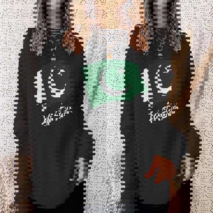 パキスタンの旗パキスタン 長袖tシャツ スウェットシャツ 彼女への贈り物