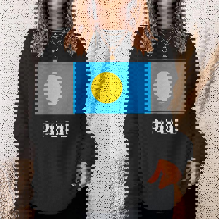 パラオの国旗 スウェットシャツ 彼女への贈り物