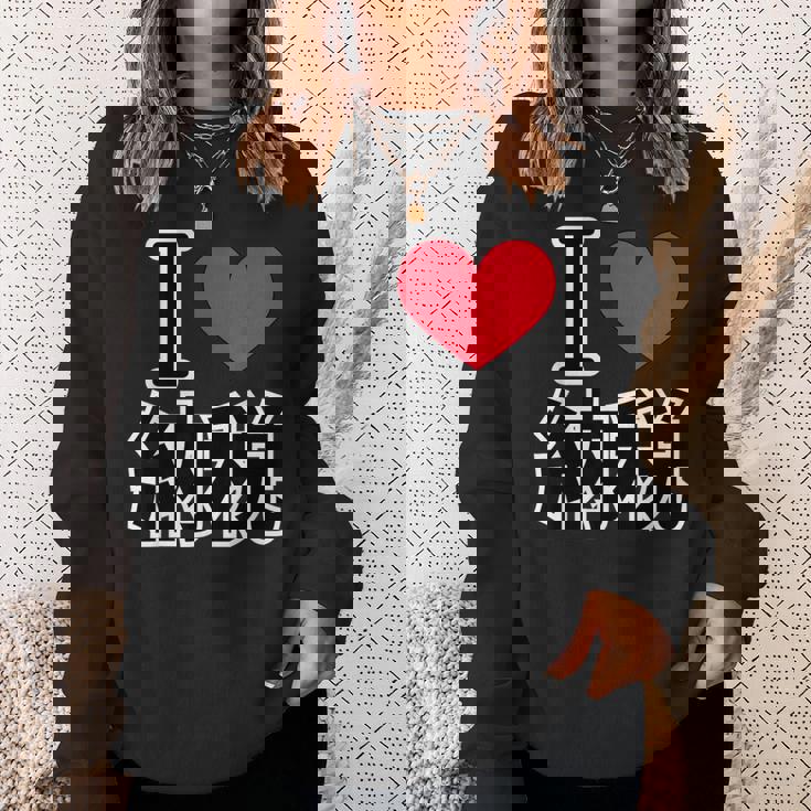 パロディ Maezawa 納税 税金 Yusaku アイラブシリーズ 時事ネタ スウェットシャツ 彼女への贈り物