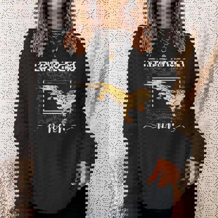 ヒョウモントカゲモドキのママ スウェットシャツ 彼女への贈り物