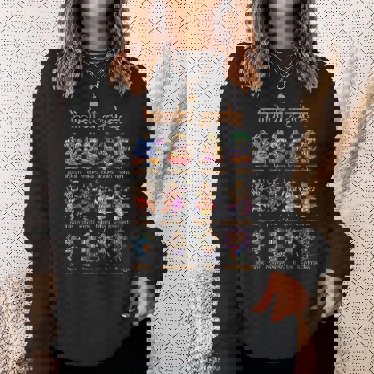 ヒンズー教の神 シヴァ ガネーシャ ハヌマーン ヒンズー教の女神 カーリー スピリチュアル 禅 ヨガ 瞑想 スウェットシャツ 彼女への贈り物