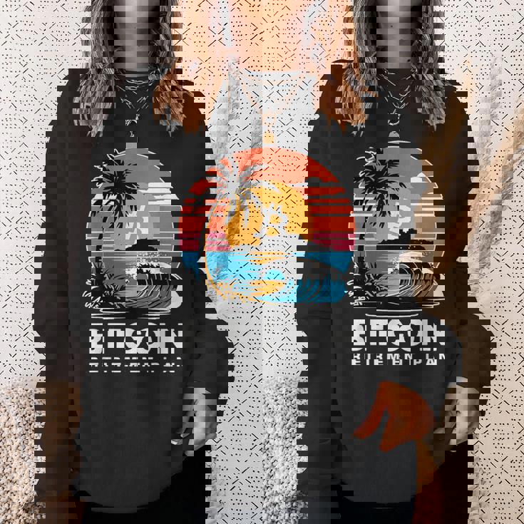 ビットコイン退職プラン Btc暗号取引 暗号通貨 スウェットシャツ 彼女への贈り物