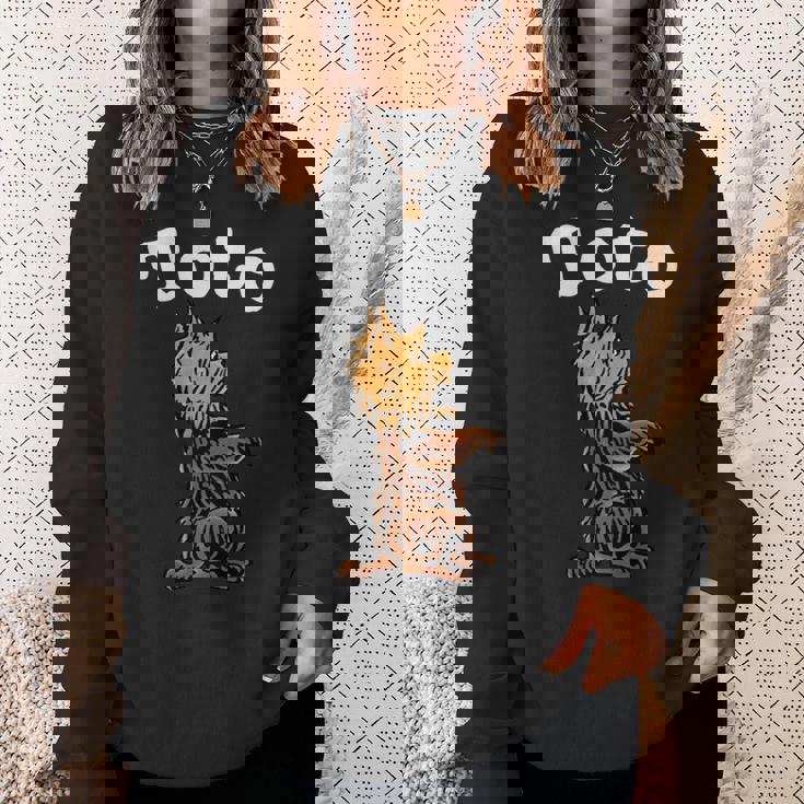 ビンテージtoto The Dog シャツアート -Toto Oz 魔法使い Toto 長袖tシャツ スウェットシャツ 彼女への贈り物