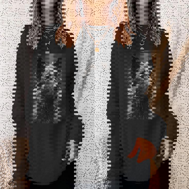 ビンテージ秋田犬 シネマティック写真 スウェットシャツ 彼女への贈り物