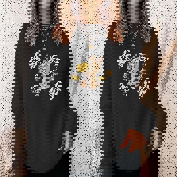 ビールチワワ 犬 スウェットシャツ 彼女への贈り物