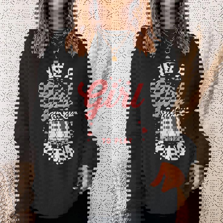 ピアノ ピアノ ジャズ キーボード 作曲家 ピアノプレーヤー スウェットシャツ 彼女への贈り物