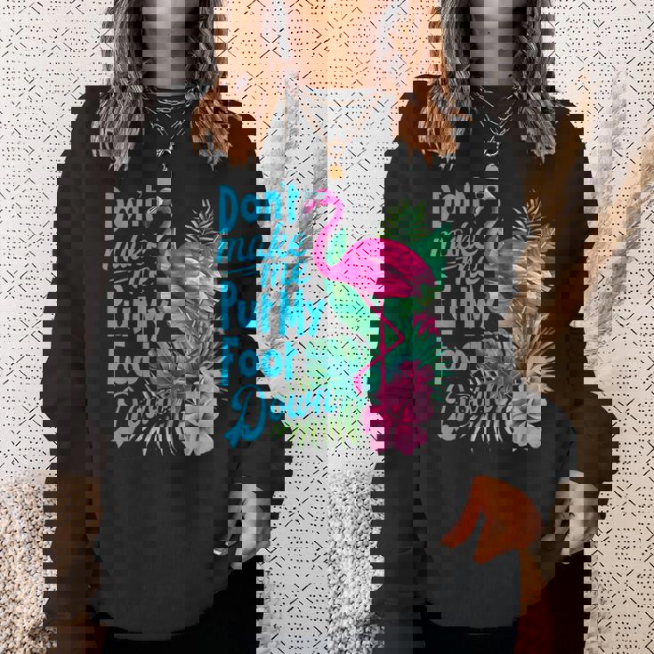 ピンクのフラミンゴ スウェットシャツ 彼女への贈り物