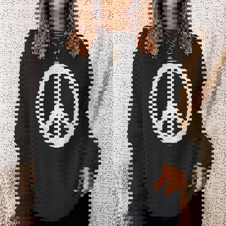 ピースサイン ピースサイン ピースサイン Peace スウェットシャツ 彼女への贈り物