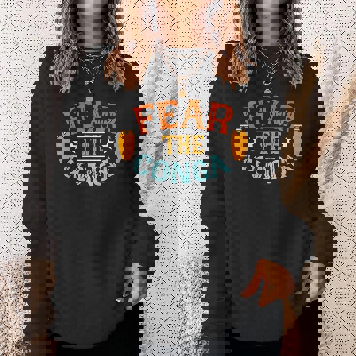 フィア ザ コンガ 不滅 コンガ 楽器 コンガ スウェットシャツ 彼女への贈り物