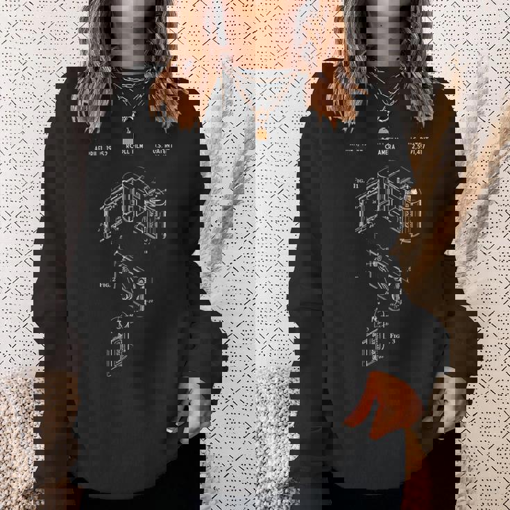 フィルムロール 面白いカメラマンカメラ スウェットシャツ 彼女への贈り物