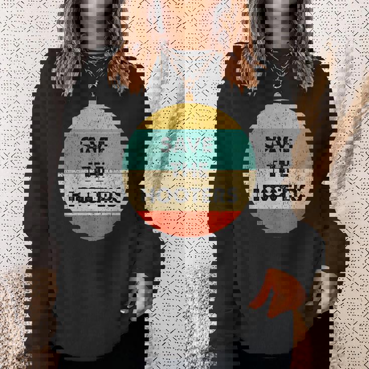 フーターズを救え スウェットシャツ 彼女への贈り物