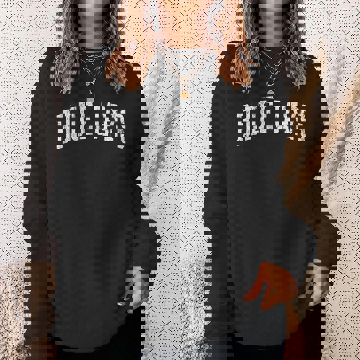 ブルージェイズ マスコット ヴィンテージ アスレチック スポーツ ネームデザイン スウェットシャツ 彼女への贈り物