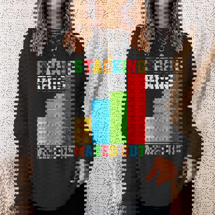 ブロックブロック-積み重ねスキルの最大化 スウェットシャツ 彼女への贈り物