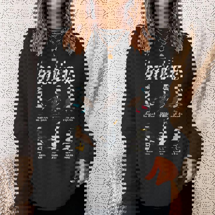 ブービーバード面白いカツオドリ スウェットシャツ 彼女への贈り物