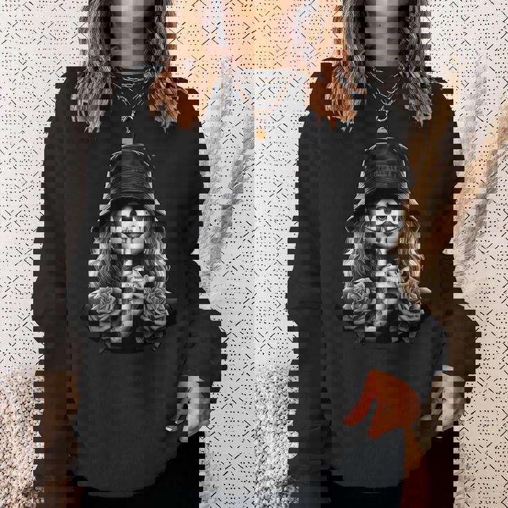 ペイサ・チカーナ アート タトゥー チカーノ チョラ チョロ ピエロ 長袖tシャツ スウェットシャツ 彼女への贈り物