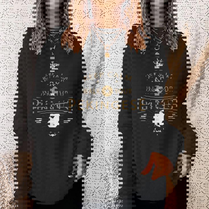 ペキニーズ 犬種 スウェットシャツ 彼女への贈り物