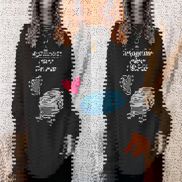 ペットのように ロボット掃除機 ロボット掃除機 スウェットシャツ 彼女への贈り物