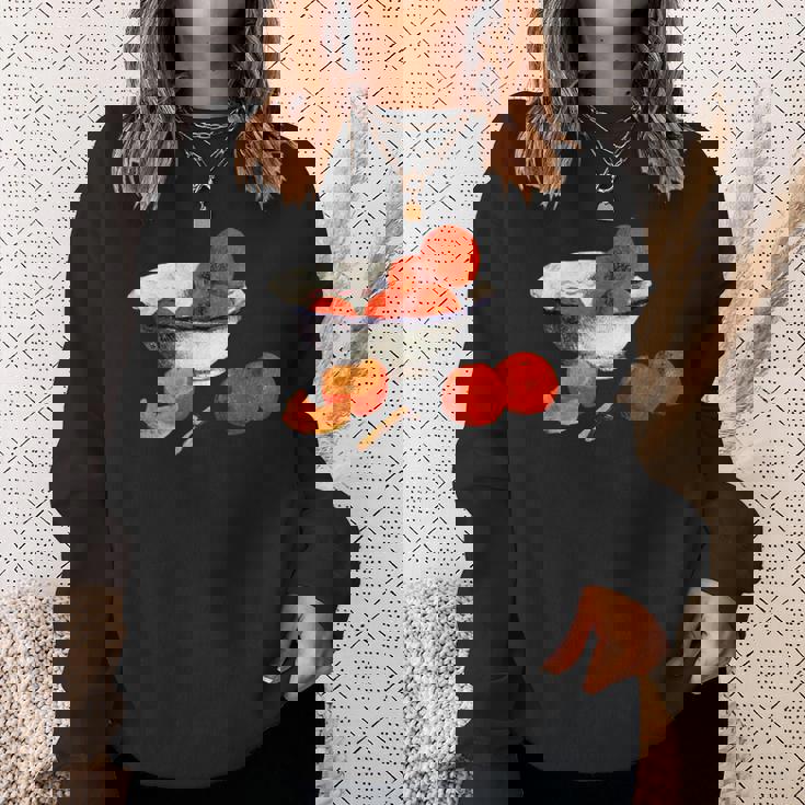 ポール・ゴーギャン 静物画 オレンジデザイン スウェットシャツ 彼女への贈り物