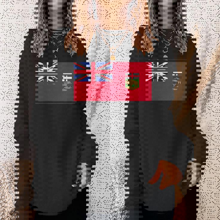 マニトバ州 紋章 カナダ国旗 ウィニペグ スウェットシャツ 彼女への贈り物