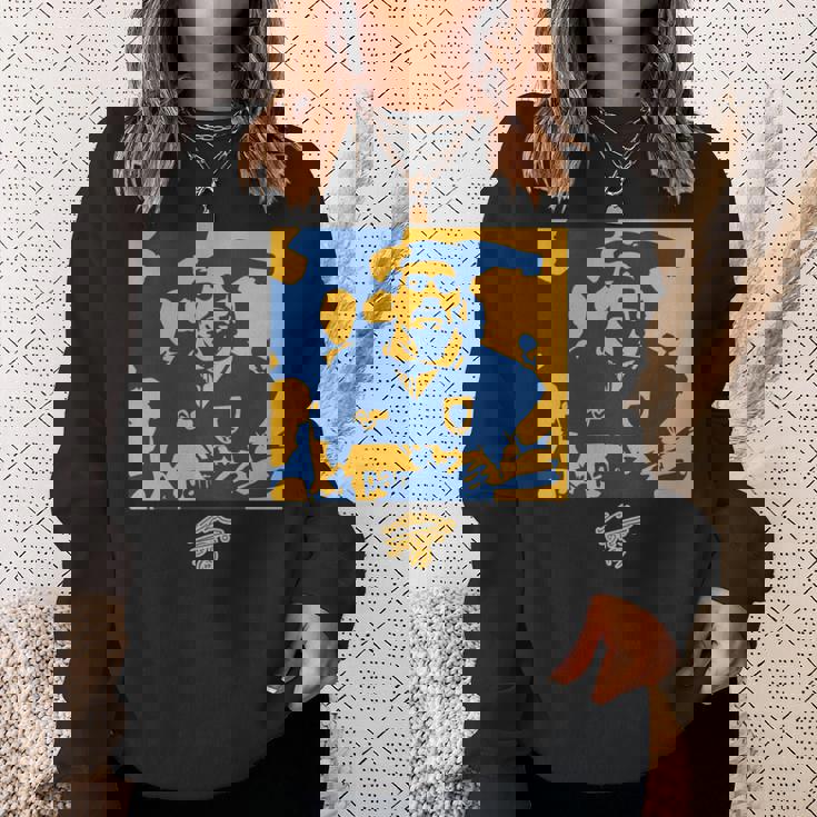 マラドーナボカアブストラクト 長袖tシャツ スウェットシャツ 彼女への贈り物