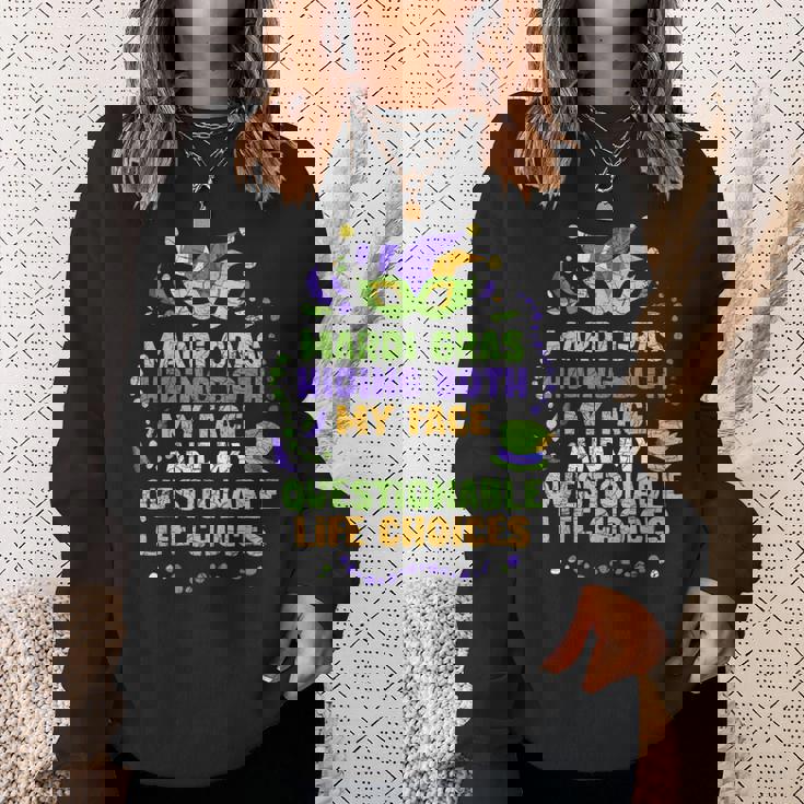 マルディグラ 仮面舞踏会 スウェットシャツ 彼女への贈り物