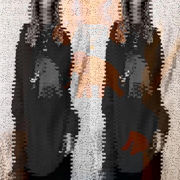 マンモス・ウーリー・エレファント・ビッグ・アイスミュージアム・マンモス・マストドン スウェットシャツ 彼女への贈り物