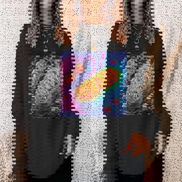 ミトコンドリア 細胞生物学 エネルギー Atp スウェットシャツ 彼女への贈り物