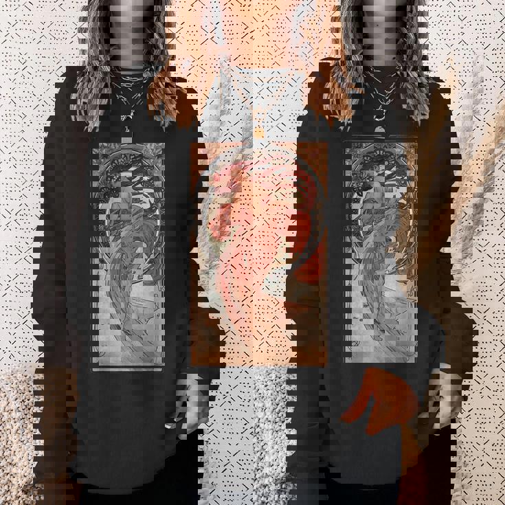 ミュシャの踊り スウェットシャツ 彼女への贈り物