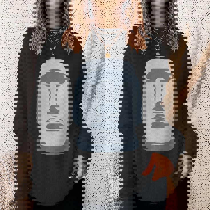 モアイ スウェットシャツ 彼女への贈り物