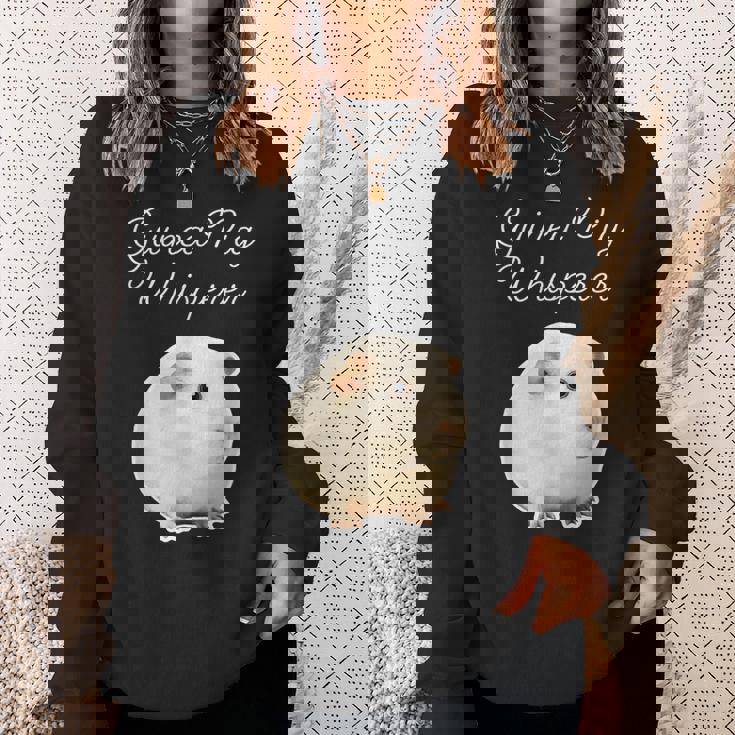 モルモット ウィスパラー アメリカモルモット スウェットシャツ 彼女への贈り物