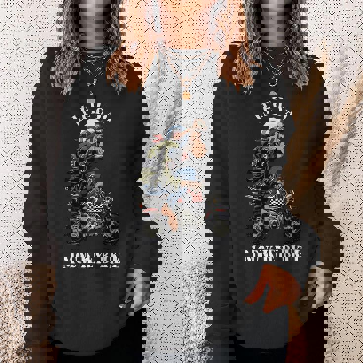 モンキーバイク 長袖tシャツ スウェットシャツ 彼女への贈り物