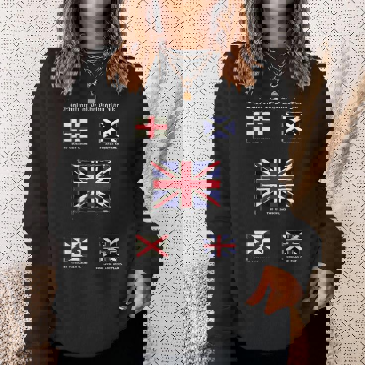 ユニオンジャックの進化 スウェットシャツ 彼女への贈り物