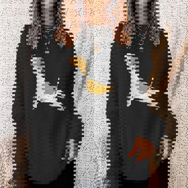 ヨガジャック・ラッセル・テリア犬 スウェットシャツ 彼女への贈り物