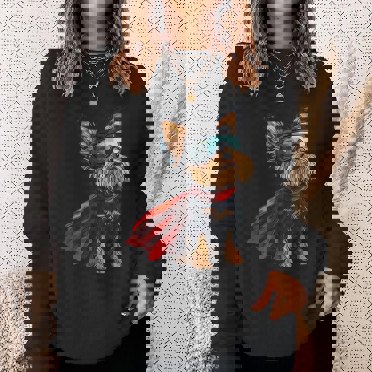 ヨークシャーテリア犬 ヨークシャーテリア スウェットシャツ 彼女への贈り物