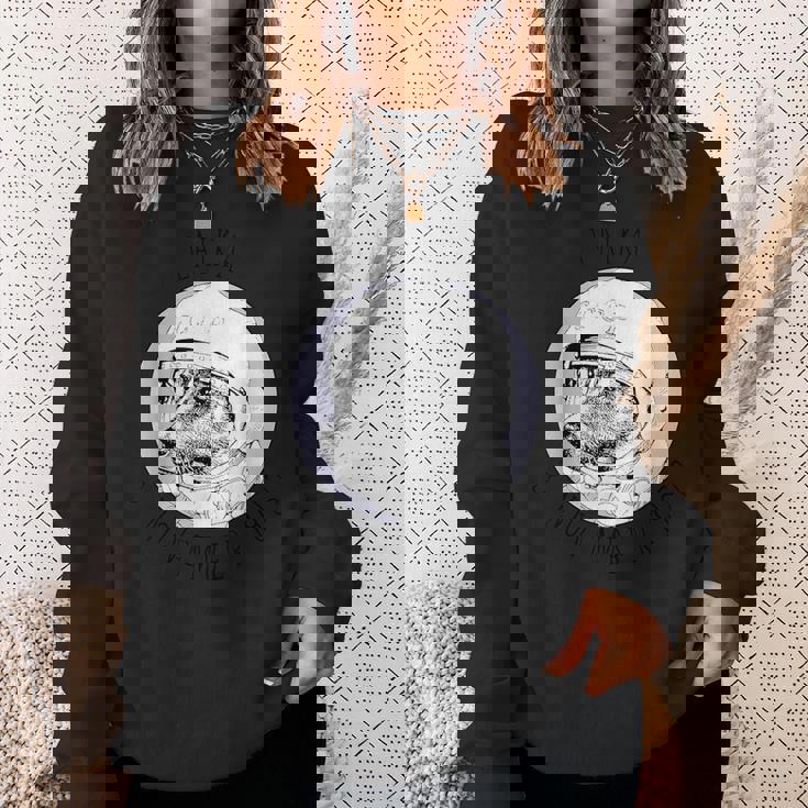 ライカ 宇宙犬 ソ連 スウェットシャツ 彼女への贈り物