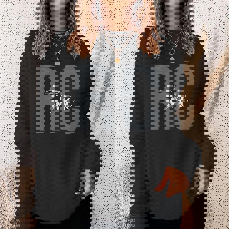 ラジコン カー愛好家 ラジコンカーレース スウェットシャツ 彼女への贈り物