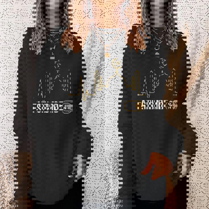 ラマダンカリーム断食モード断食イスラム教徒 スウェットシャツ 彼女への贈り物