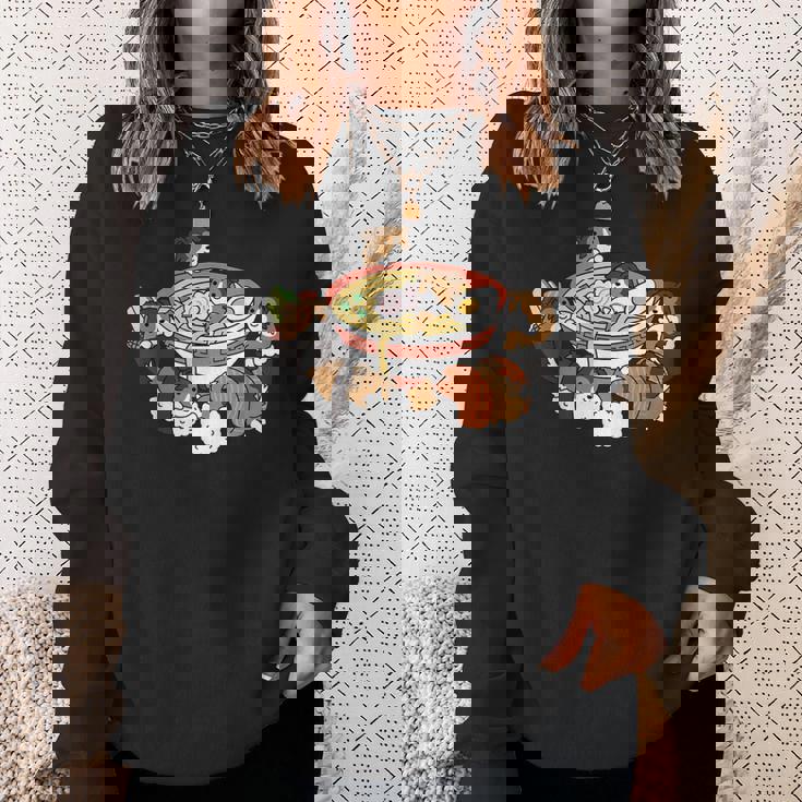 ラーメン 寿司 シェトランド シープドッグ スウェットシャツ 彼女への贈り物