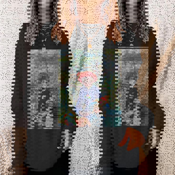 ルノワール二人の姉妹（テラス） スウェットシャツ 彼女への贈り物