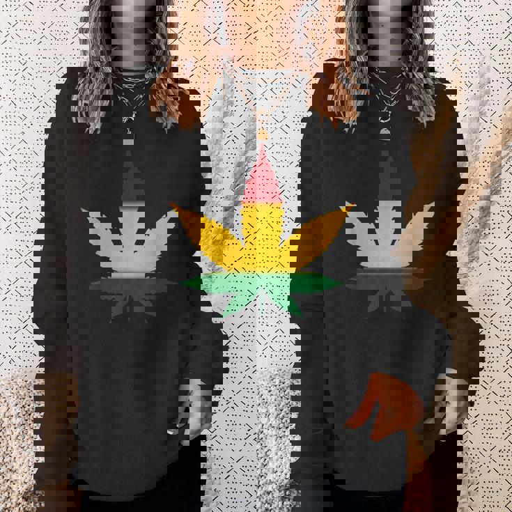 レゲエtシャツとラスタカラーtシャツ メンズ スウェットシャツ 彼女への贈り物