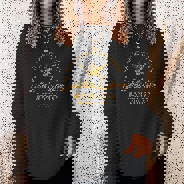 レスリング ルチャ リブレ メキシカン レスラー ヴィンテージ スウェットシャツ 彼女への贈り物