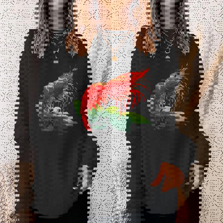 レッドチェリー シュリンプ ブリーダー ネオカラディナ 淡水水槽 スウェットシャツ 彼女への贈り物