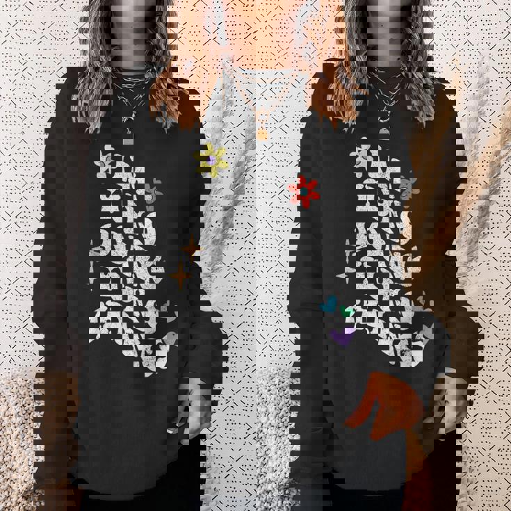 レトロ グルーヴィーなイム 優子 やってる ゆうこ こと おもしろい 母の日 スウェットシャツ 彼女への贈り物