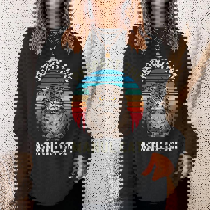 レトロ リスペクト マヌル 猫 ヴィンテージ グランジ マヌル 猫好き スウェットシャツ 彼女への贈り物