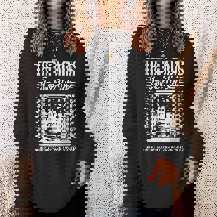 レトロ 疲れたママ ブッククラブ 本っぽい Booktrovert スウェットシャツ 彼女への贈り物