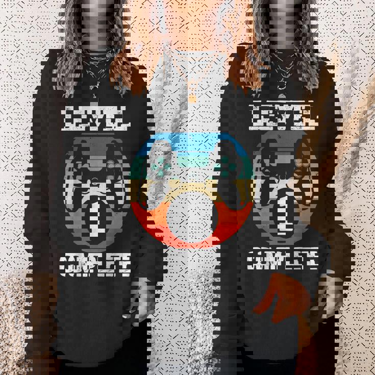 レベル1 結婚1周年記念ギフト 彼への完全ギフト スウェットシャツ 彼女への贈り物